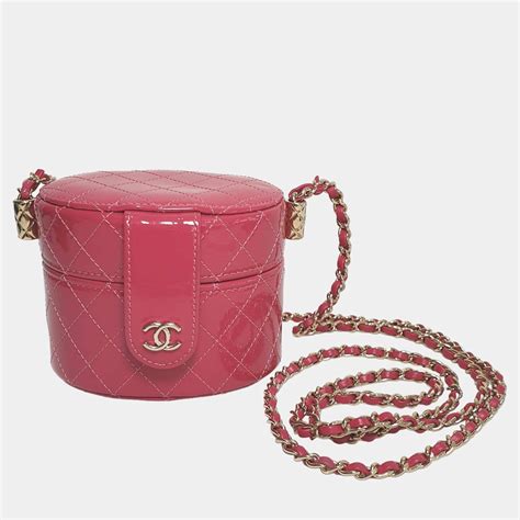 chanel pink patent celebrity